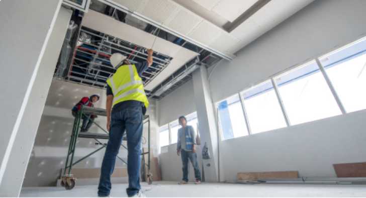 Reinstatement services Singapore – office ceiling dismantling and restoration works